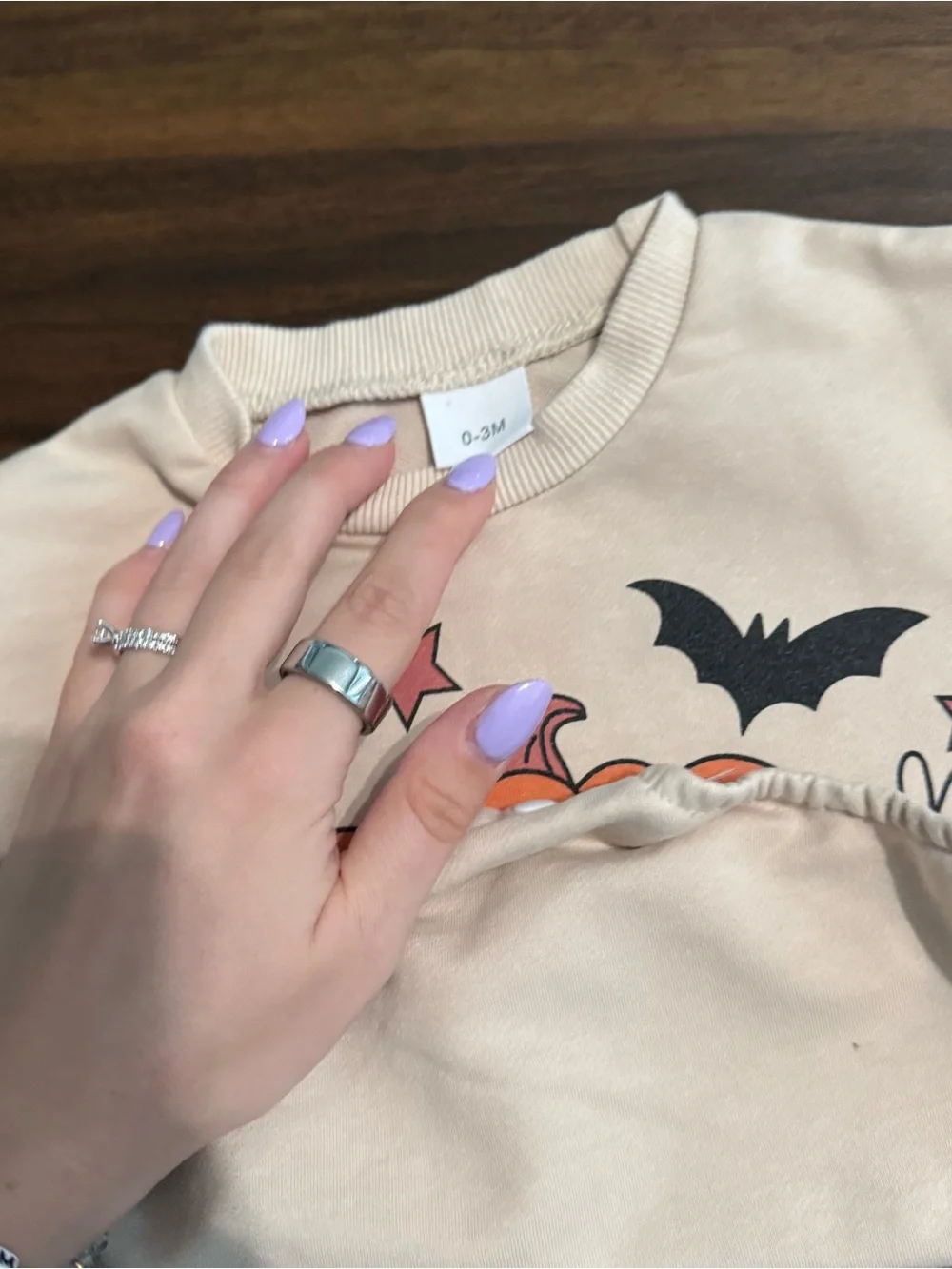 Baby girl Halloween bubble romper onesie